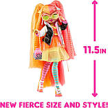 Лол омг фірс неонлішес   L.O.L. Surprise! OMG Fierce Neonlicious 11.5" Fashion Doll with X Surprises, фото 5