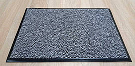 Килим на гумовій основі Париж 70х50 см, сірий світлий