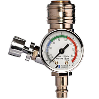 Регулятор давления с манометром (хром) Anest Iwata AFV-2 Air Pressure Regulator