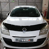 Дефлектор капота (мухобійка) Renault Megane III 2009-2016 (Cappafe)