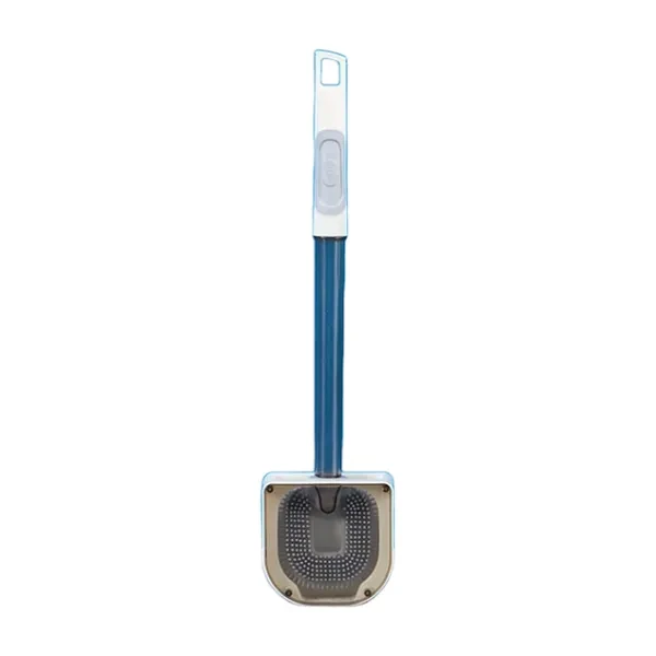 Силіконова щітка для унітаза Liquid Toilet Brush Сіра, фото 1