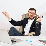 Офісне крісло Sofotel Porto 2437 Beige Premium, фото 5