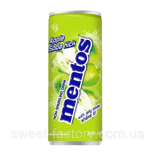 Mentos Apple non-sparkling drink с желе 240ml, фото 1