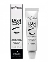 Levissime Lash Color 1-6 Bluish black 15мл, краска для бровей и ресниц