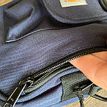 Сумка чоловіча через плече Кархарт Carhartt Essential WIP барсетка женская, подростковая синя. Люкс Premium!, фото 11