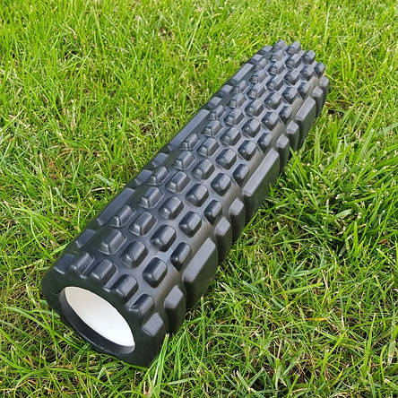 Масажний ролик для йоги Profi MS 1836-B (Розмір 30x8.5 см, для масажу спини, шиї, ніг), фото 1