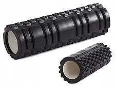 Масажний ролик для йоги Profi MS 1836-B (Розмір 30x8.5 см, для масажу спини, шиї, ніг), фото 3