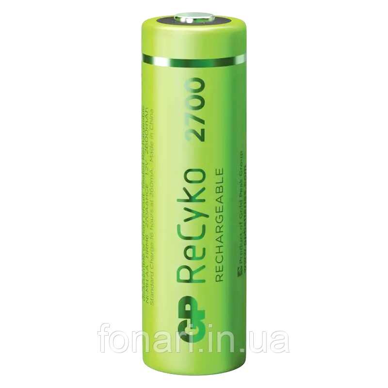 Акумулятор Ni-Mh GP ReCyko AA (270AAHCE, R6), 2700mAh