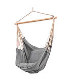 Підвісне крісло гамак бразильський стілець Heckermann + 2 подушки Gray, фото 3