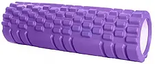 Масажний ролик для йоги Profi MS 1836-V (Розмір 30x8.5 см, для масажу спини, шиї, ніг), фото 3