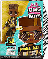 ЛОЛ ОМГ принц Би пчелка LOL Surprise OMG House of Surprises Series 2 Prince Bee Guys Fashion Doll