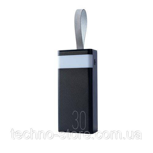 Павербанк Remax Remax Chinen Type-C 20 W + 2 USB 22.5 W 30000 mAh LED Чорний (RPP-320)