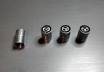 Металеві ковпачки на ніпель з логотипом Mazda