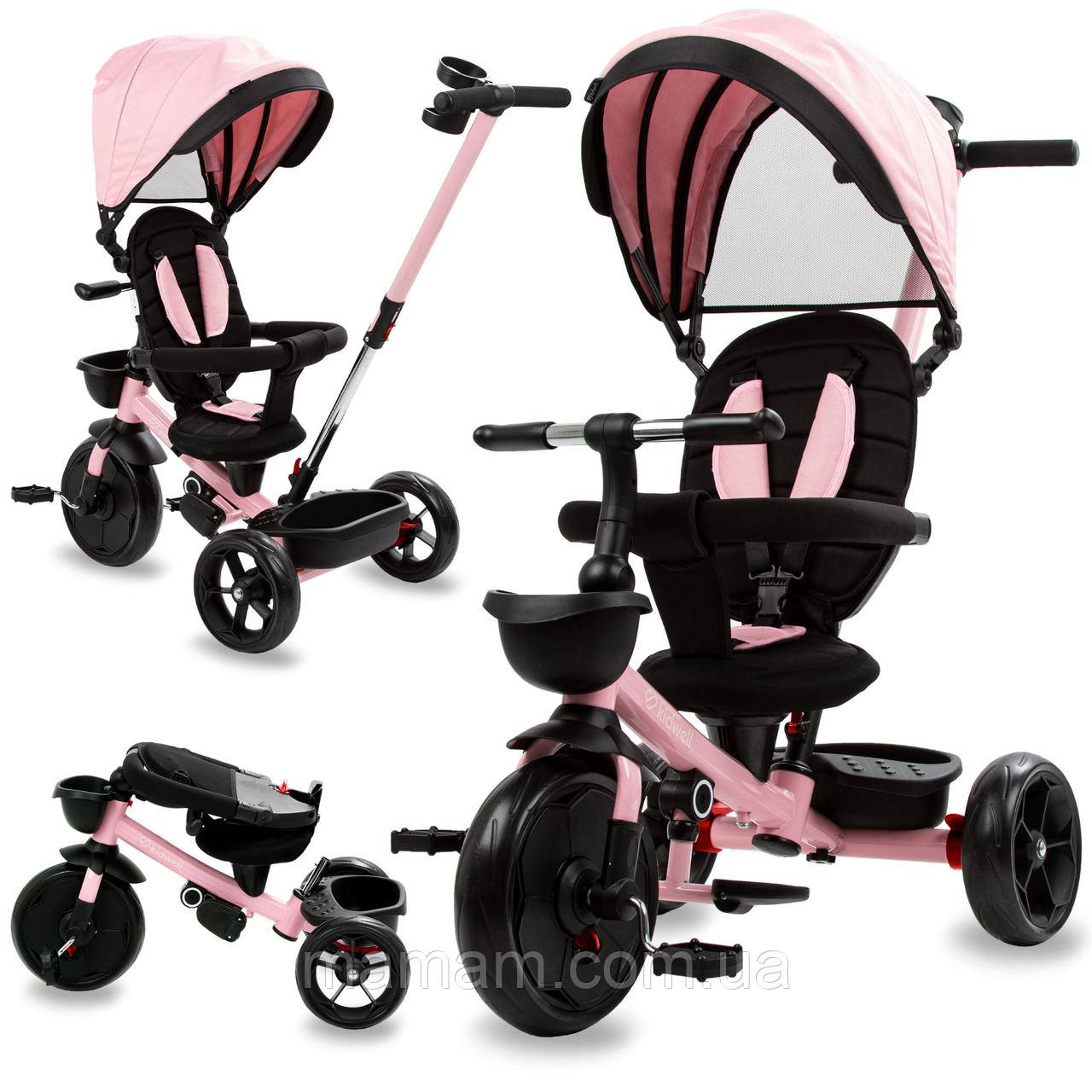 Велосипед триколісний Kidwell AXEL Pink, фото 1