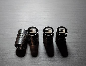 Металеві ковпачки на ніпель з логотипом SEAT