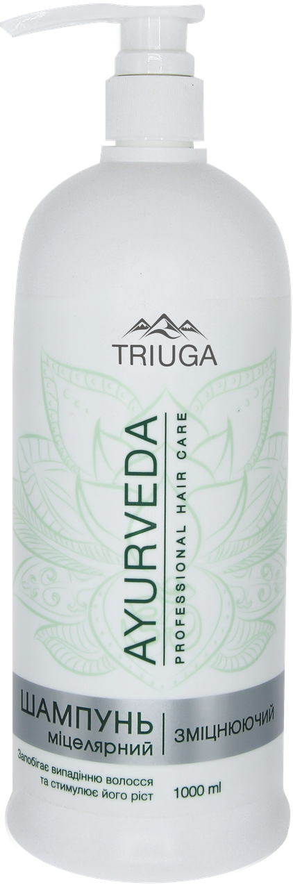 Міцелярний шампунь Зміцнюючий AYURVEDA Professional hair care, 1000 мл (8908003544779), Тріюга-ОМ