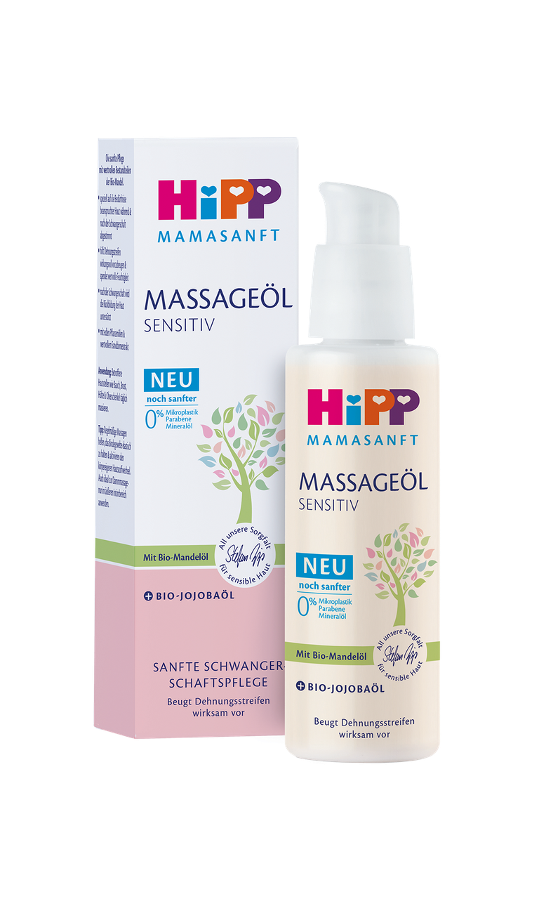 Масло від розтяжок для майбутніх мам Hipp, 100мл, фото 1
