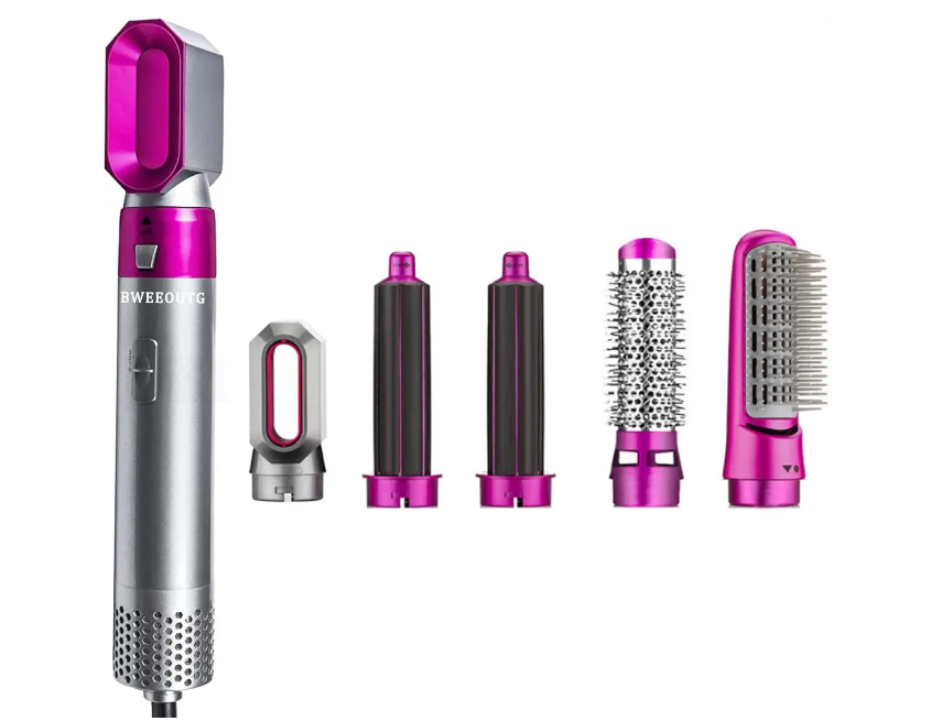 Фен стайлер 5в1 Hot Air Styler для різних типів волосся з функціями надання об'єму