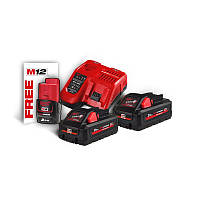 Энергокомплект Milwaukee M18 HNRG-302 (Аккумулятор Milwaukee M12 B2 в подарок) (4933471071)