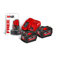 Энергокомплект Milwaukee M18 HNRG-122 (Аккумулятор Milwaukee M12 B6 в подарок) (4933464261)