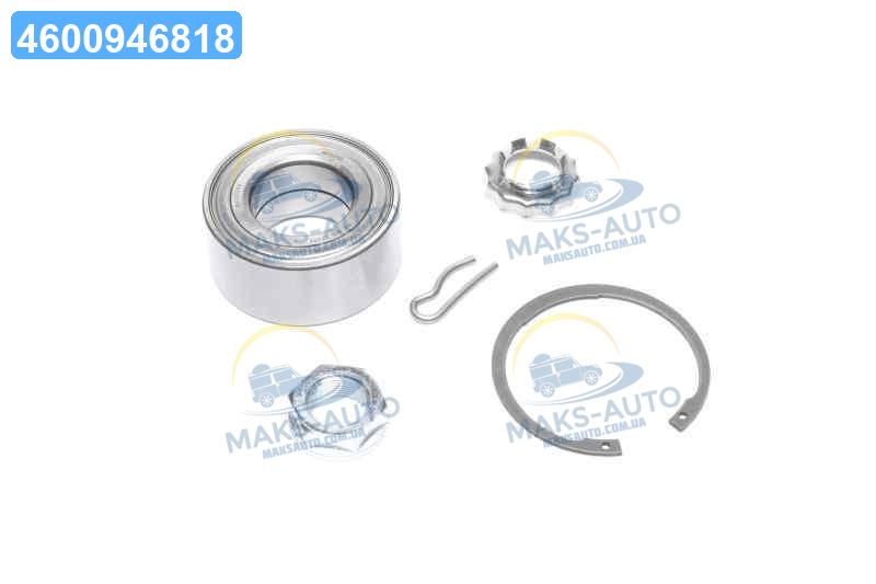 Підшипник маточини PEUGEOT 307, CITROEN BERLINGO, C3, C4 05 - передн. міст (Вир-во MOOG) PE-WB-11370 UA46, фото 1