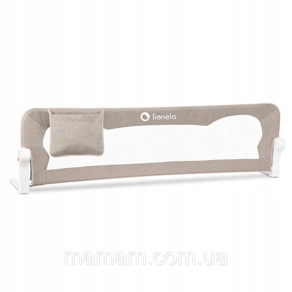 Бар'єр безпеки для ліжка Lionelo Eva Beige Melange, фото 1