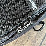 Сумка чоловіча Thrasher барсетка мессенджер через плече чорна бананка трешер. Люкс, фото 5