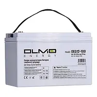 Гелевый аккумулятор емкость 100 а/ч 12 В (12V-100AH) OLMO OEG12-100 для ИБП и инверторов.