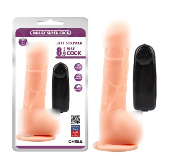 Вібратор із пультом на присоску Jeff Stryker 8.9 | Puls69, фото 1