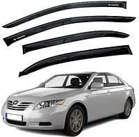 Дефлекторы окон ветровики Toyota Camry XV40 2006-2011 (скотч) AV-Tuning