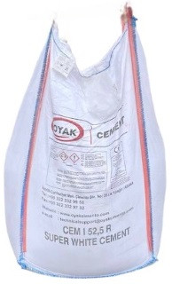 Білий цемент OYAK (Adana Cement) (вироб. Туреч), біг-бег 1250кг (РЕАЛЬНА НАЯВНІСТЬ!!!) ДИСТРИБЬЮТОР