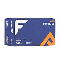 Перчатки из синтетического нитрила Fortius Pro нестерильные фиолетовые без пудры