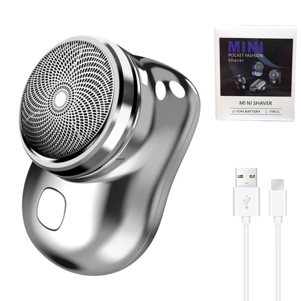 Бездротова міні бритва MINI SHAVER для сухого гоління акумуляторна дорожня електробритва
