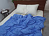 Постільна білизна сатин гладкофарбований Волошка мікс, фото 7