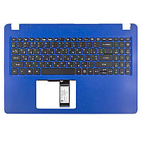 Корпус верхняя крышка для Acer Aspire A315-42 A315-42G A315-54 A315-54K, RU/UA, (Blue, топкейс+клавиатура,