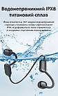 Навушники для плавання IPX8 з кістковою провідністю водонепроникна Bluetooth 5.3 гарнітура з, фото 3
