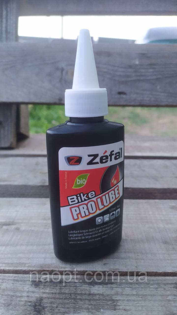 Всесезонна олива для ланцюгів велосипедів Zefal Bike PROLUBE об'єм 125 мл, фото 1
