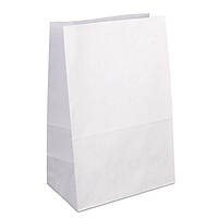 Пакет бумажный белый 260/150/350, 80г/м2 (100шт/уп), 5уп/ящ.
