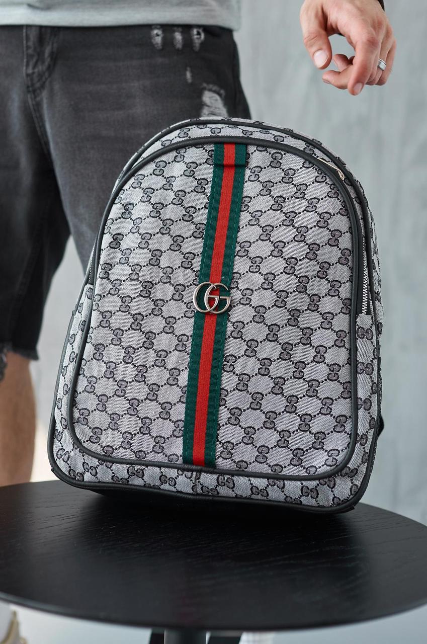 Рюкзак городской Gucci белый, мужской / женский портфель в школу гучи - фото 1 - id-p1932871761