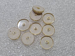 Дискові кріплення, ПЕТ. Діаметр 3 мм, товщина 1 мм. Комплект 10 шт.  Діаметр отвору 1 мм