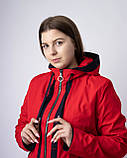 Демісезонна жіноча вітрівка McArt Закрепа, червоний колір, фото 4