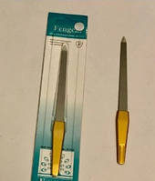 Пилочка для нігтів Fengcai золотиста ручка 170 мм