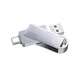 Флеш накопичувач/Флешка XO DK03 2in1 USB 3.0 Type-C 32Gb, фото 2