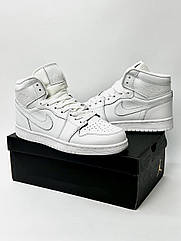 Чоловічі кросівки Nike Air Jordan 1 високі (White) ||