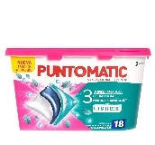 Капсулы для стирки PUNTOMATIC Ultra Frescor, 18 капсул