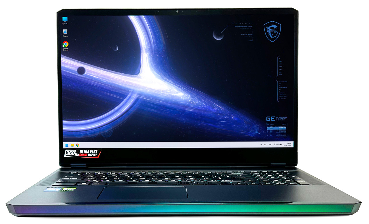 Ноутбук MSI GE76 Raider 11UG: Core i7-11800H / RAM 32 ГБ / GeForce RTX 3070, 140W / SSD 1 ТБ / 17.3", 360 Гц
