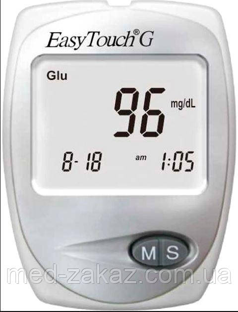 Глюкометр EasyTouch для вимірювання рівня глюкози в крові ЕТ-101