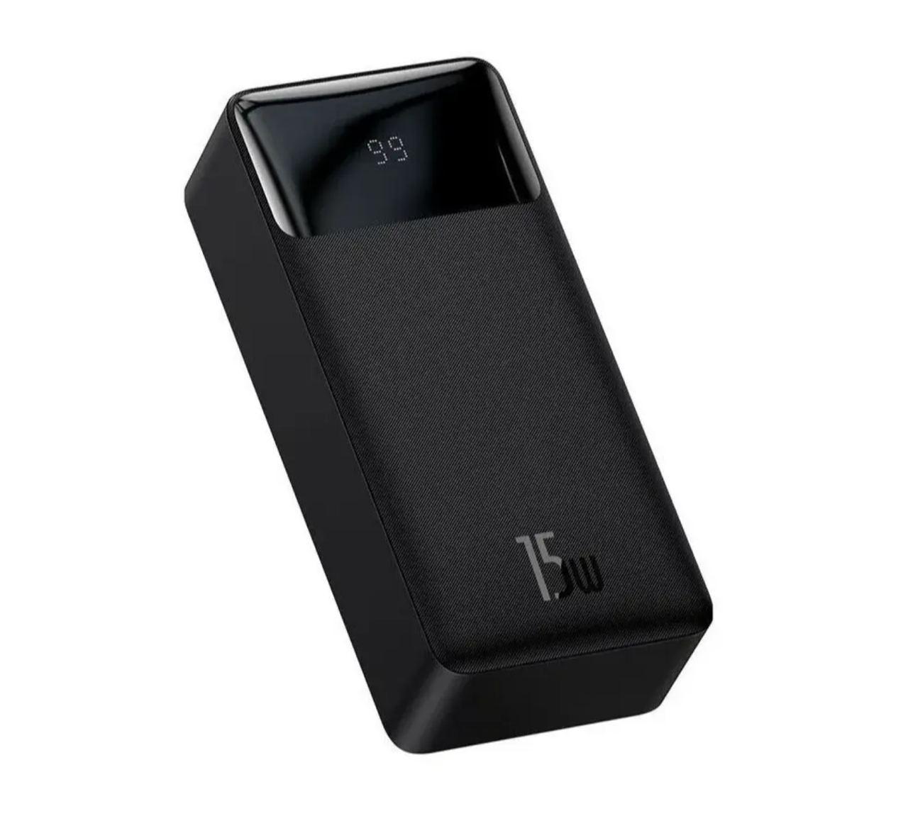 Power bank 30000mah Baseus Переносной аккумулятор для телефона с быстрой зарядкой, Хороший повербанк 2USB, фото 3