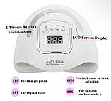 Універсальна лампа UV/LED Sun X12 Max для нігтів, 280 Вт., фото 6