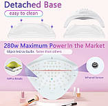 Універсальна лампа UV/LED Sun X12 Max для нігтів, 280 Вт., фото 10
